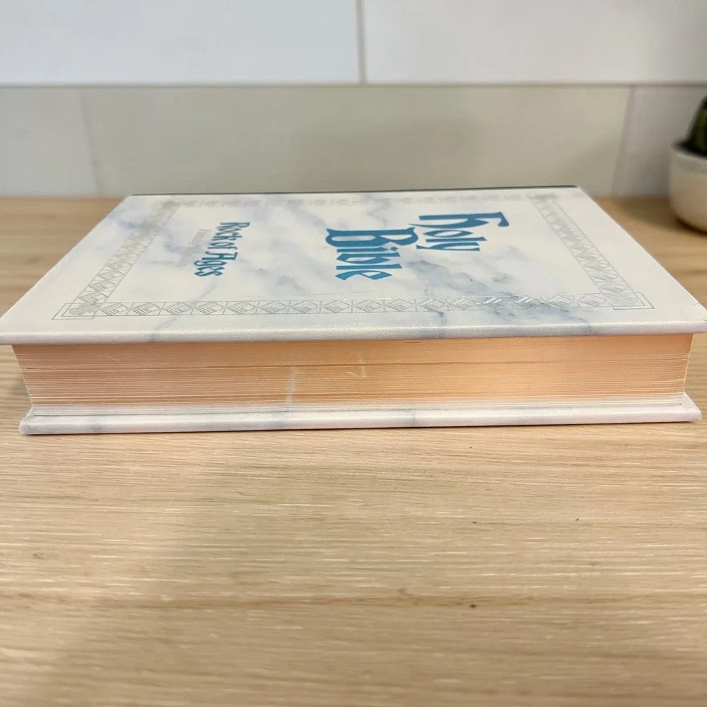 Rock Of Ages Bible Family Edition KJV White Good Religious Jimmy Swaggart KJV